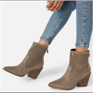 Laser Cut Ankle Booties